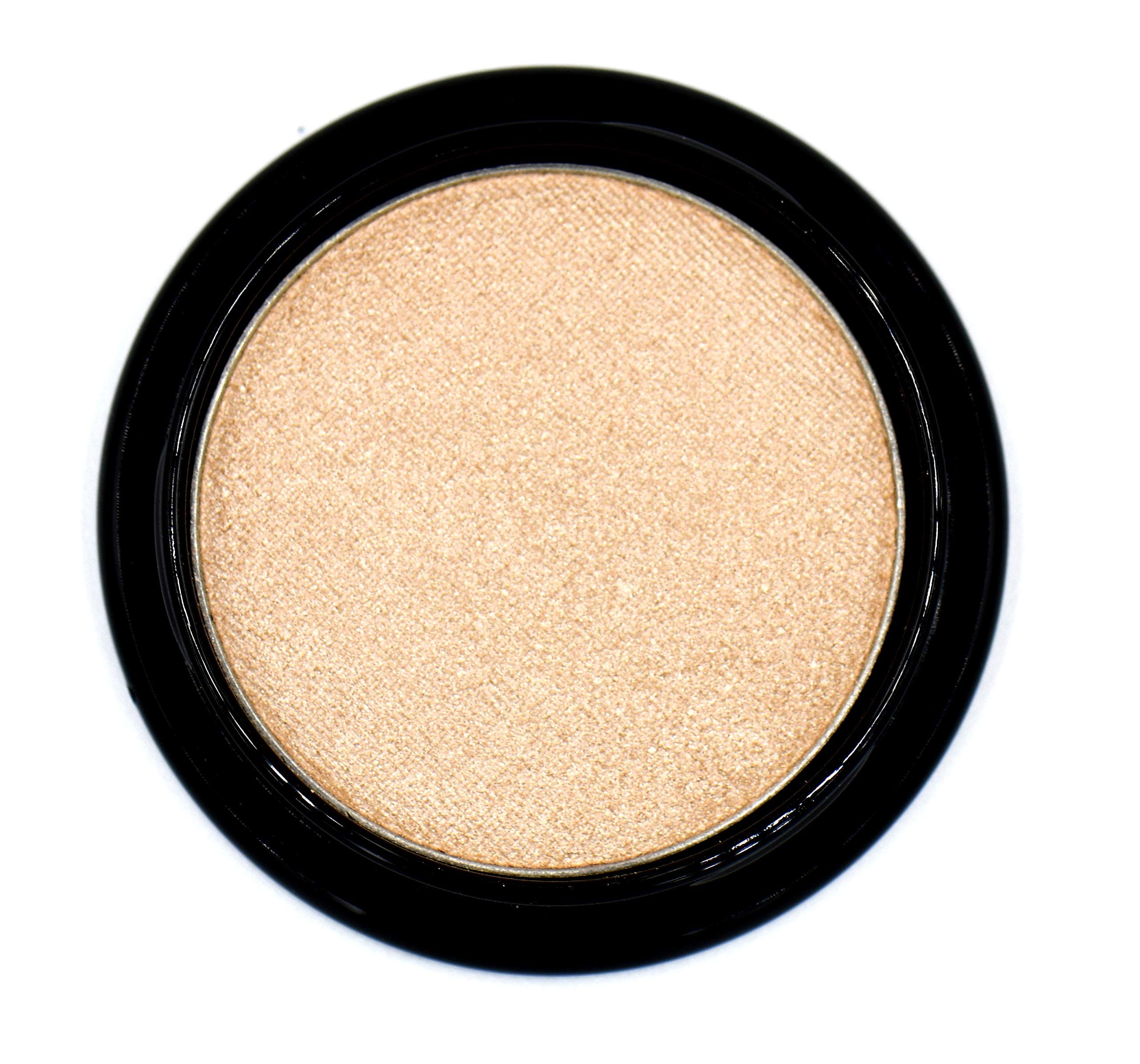 Pure Ziva Mother of Pearl Frosted White 100 Pure Ivory Nude Beige Shimmer Pressed Powder Single Vegan Eyeshadow; Talc, Paraben & Cruelty Free