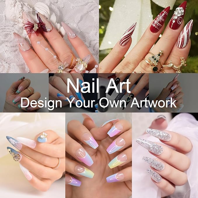 KEMEISI Acrylic Nail Brush Size #08, 100% Pure Kolinsky Nail Art Brushes for Acrylic Application, Sturdy Handle Oval Shaped Acrylic Powder Nail Design Tools for Professional Manicure DIY