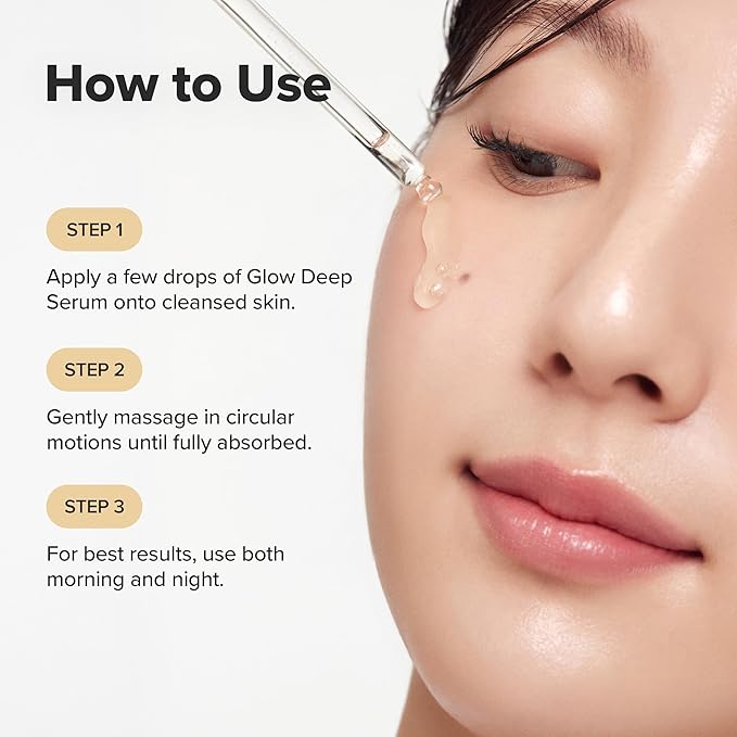 Beauty of Joseon Glow Deep Serum Rice Alpha-Arbutin Niacinamide Moisturizing Uneven Skin Tone Daily Korean Skin Care, 60ml, 2 Fl.Oz