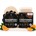 Viori Volumizing Shampoo & Conditioner Bar Set - Rice Water, Citrus Yao