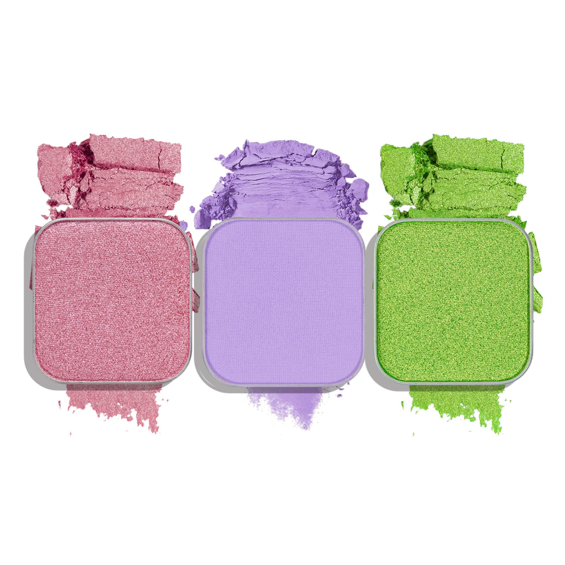 Fillwie 3-Color Eyeshadow Refill Kit, Custom Fit Empty Magnetic Palettes