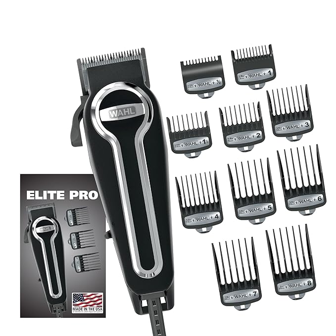 Wahl USA Elite Pro High-Performance Corded Home Haircut & Grooming Kit