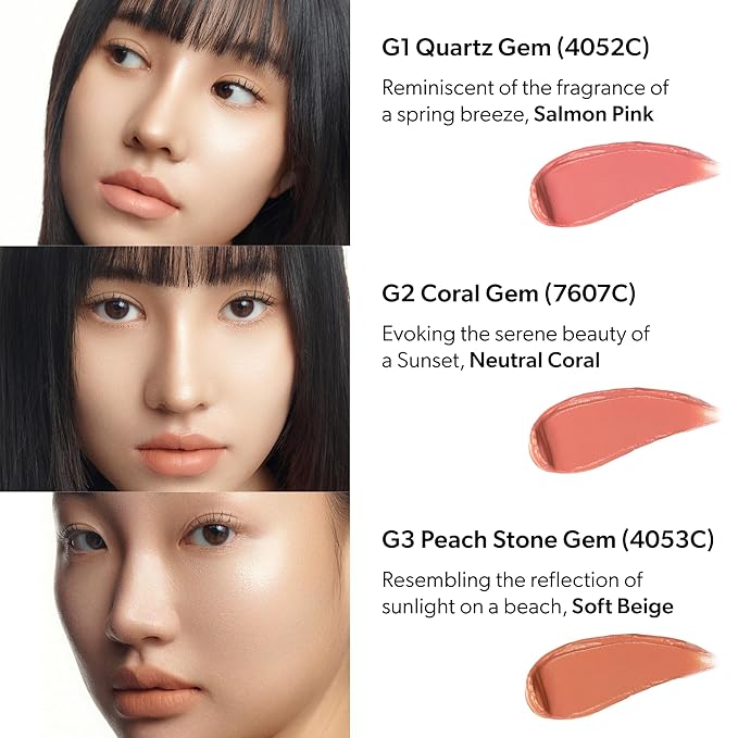 ENTROPY Makeup Matte Lip Tint – Soft Blur Line/Lightweight Velvet Matte Lip Tint, Soft Focus Finish, Natural MLBB Color, Long Lasting Lip Color - Coral Gem (Fresh Coral Pink)