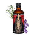 Lulu Organics Argan Oil for Hair, Nourishing, Strengthening - Curly Dry Frizzy Damaged Hair, Adds Shine and Moisturizes, Scented Organic Oil, Lavender & Clary Sage - 3.4 oz