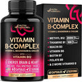 Vitamin B Complex for Men & Women - Full B-Complex & Vitamin B12 - 60 Caps