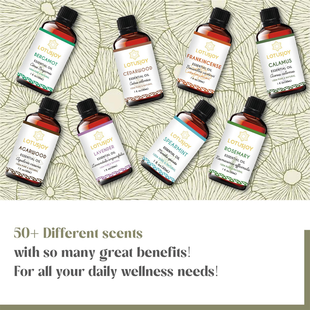 LOTUSJOY Ylang Ylang Essential Oil for Skin, Diffuser, 1 Oz