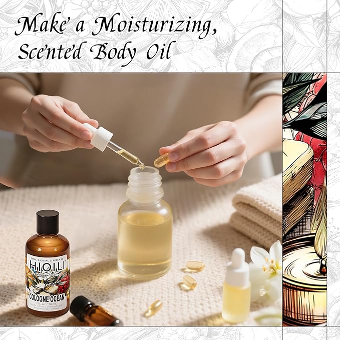 HIQILI Blanc Amour Fragrance Oil for Diffuser, Candle & Perfume Making