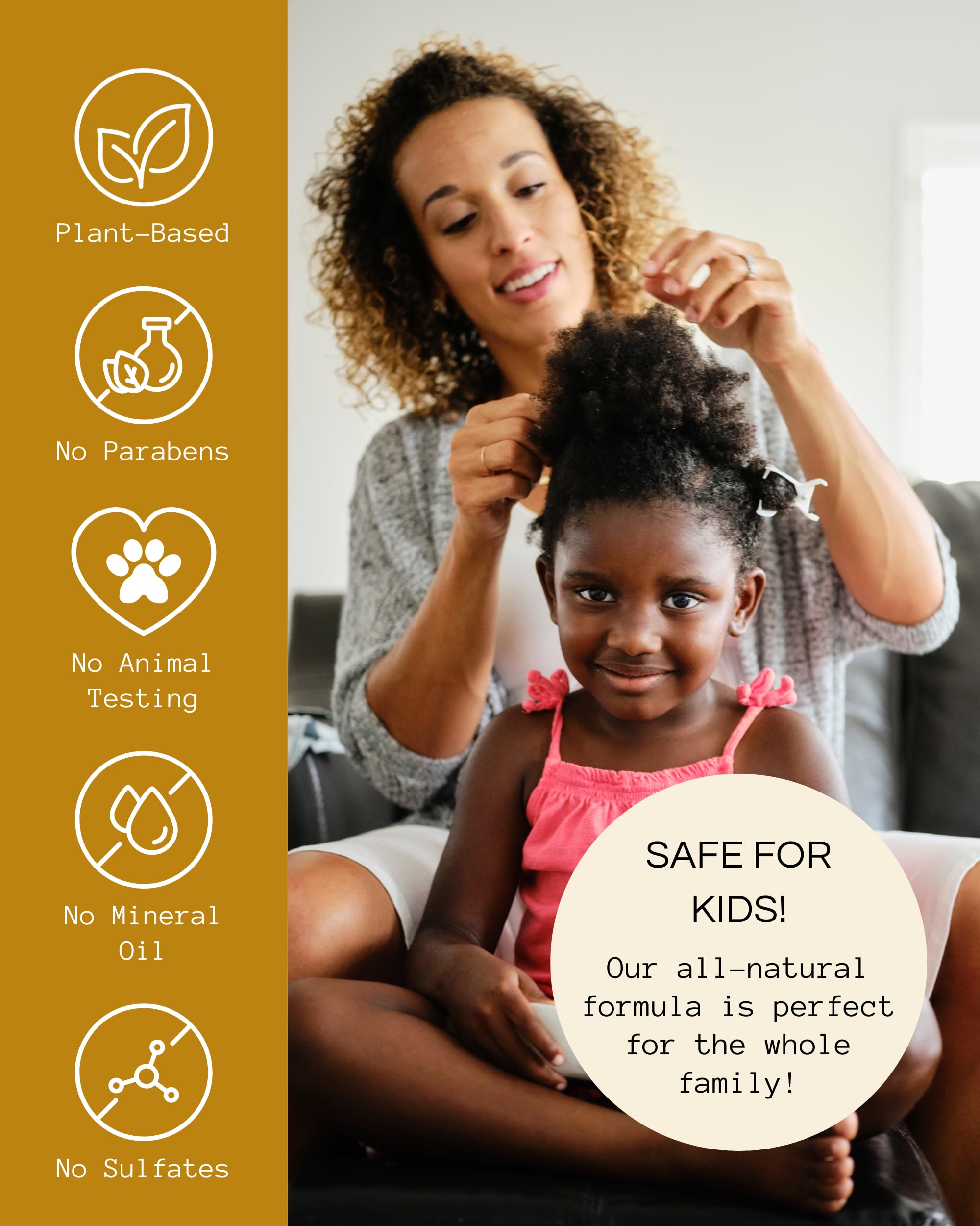 Righteous Roots Hair Oil for Hair Growth, Anti Frizz and Thickener (4 fl OZ, Pack of 2) - Best for Beard, Curly, Wavy and Natural Hair