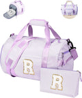 Vogewood Gifts for Teenage Girl, Girls Travel Duffle Bag, Kids Initial Gift