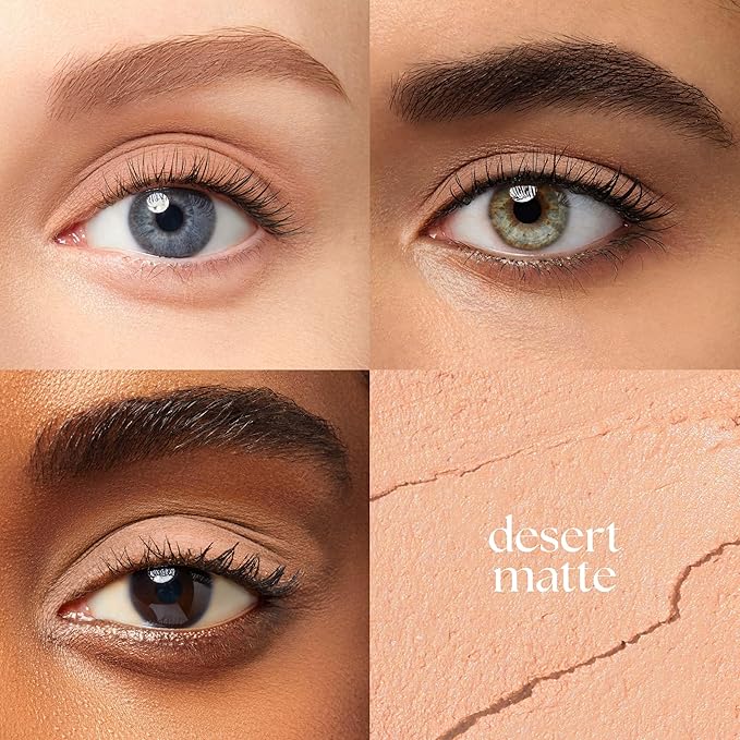 Julep Eyeshadow 101 Cream-to-Powder Waterproof Eyeshadow Stick – Desert Matte – Long-Lasting, Buildable, Crease-Proof, Cruelty Free, Matte Finish with Built-In Smudger