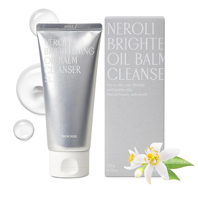 PINKWONDER Neroli Oil Balm Niacinamide Cleanser for Glowing Skin 4.23 fl oz