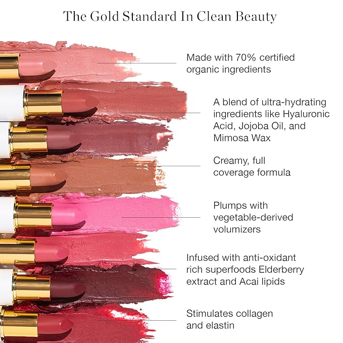 Ogee Full Bloom Sculpted Lipstick (Cezanne, Cool Pink)
