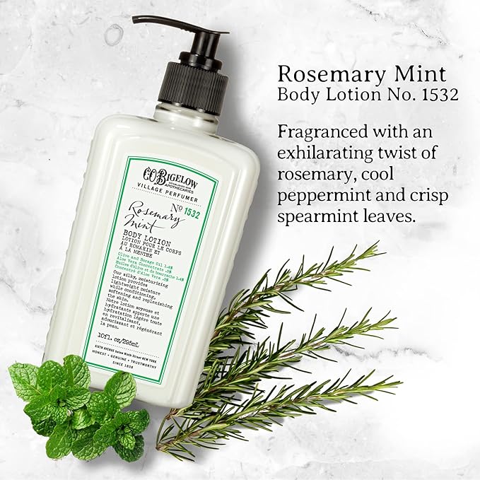 C.O. Bigelow Rosemary Mint Body Lotion, 10 fl oz
