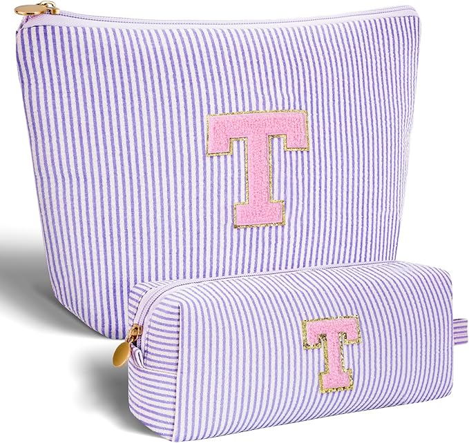 Btffitting Gifts for Teen Girls Women - Birthday Gifts for 10 11 12 13 14 15 16 17 18 Years Old Girl,Makeup Bag Cosmetic Bag,Teacher Gift Trendy Stuff Toiletry Bag - Lavender,T