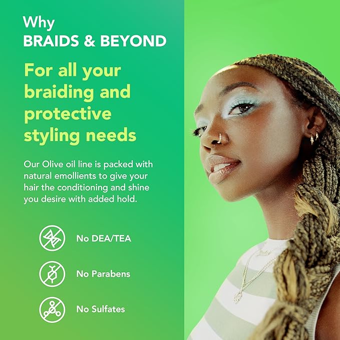 Eco Style Braids & Beyond 5-N-1 Styling Foam, Moisturizes & Seals