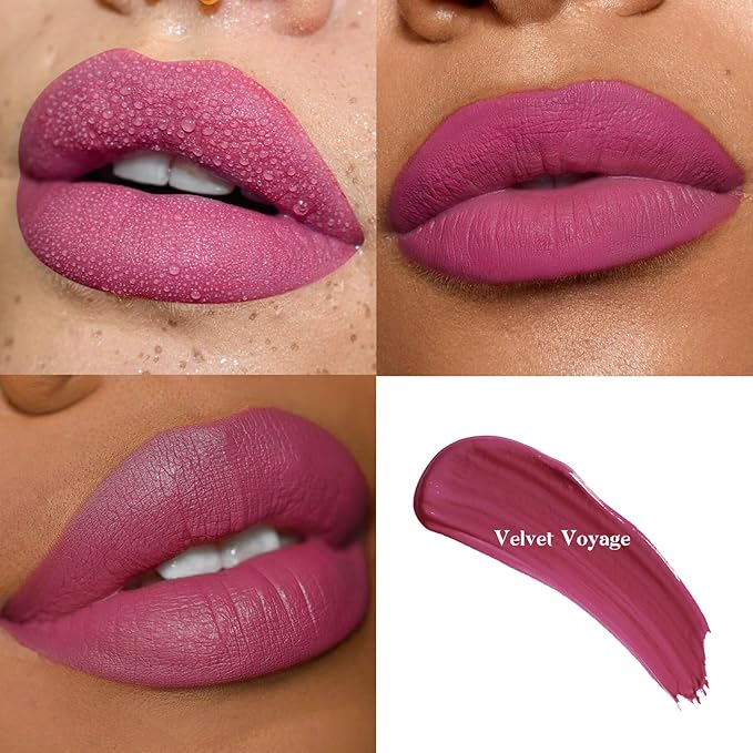 ilembane Matte Liquid Lipstick Set, Long Lasting Vegan Everyday Lip Trio