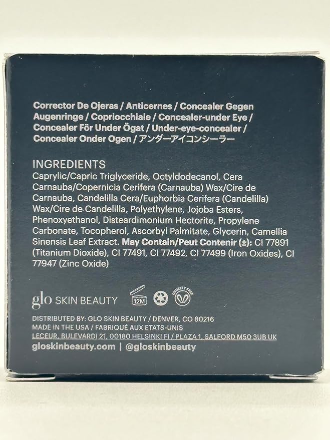 Glo Skin Beauty Dual Shade Under Eye Concealer, Color Correcting, Golden