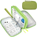 FYY Electronic Organizer, Travel Tech Pouch Bag, Medium, Green