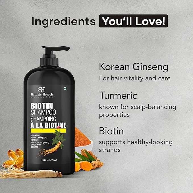 Botanic Hearth Biotin Shampoo - 16 Fl. oz