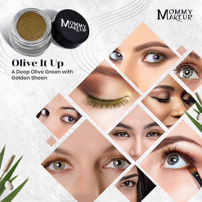 Mommy Makeup Waterproof Stay Put Gel Eyeliner Pot with Micropigments