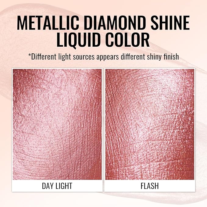 Oulac Mauve Pink Lipstick for Women - Metallic Liquid Lip Gloss, Long Lasting Waterproof, Oil-Based Formula, Transferproof, Vegan & Cruelty-Free Lip Makeup MD04