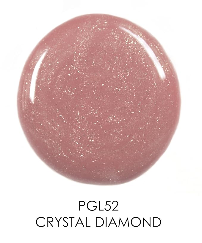 Palladio Lip Gloss, Non-Sticky Lip Gloss, Contains Vitamin E and Aloe, Offers Intense Color and Moisturization, Minimizes Lip Wrinkles, Softens Lips with Beautiful Shiny Finish, Crystal Diamond