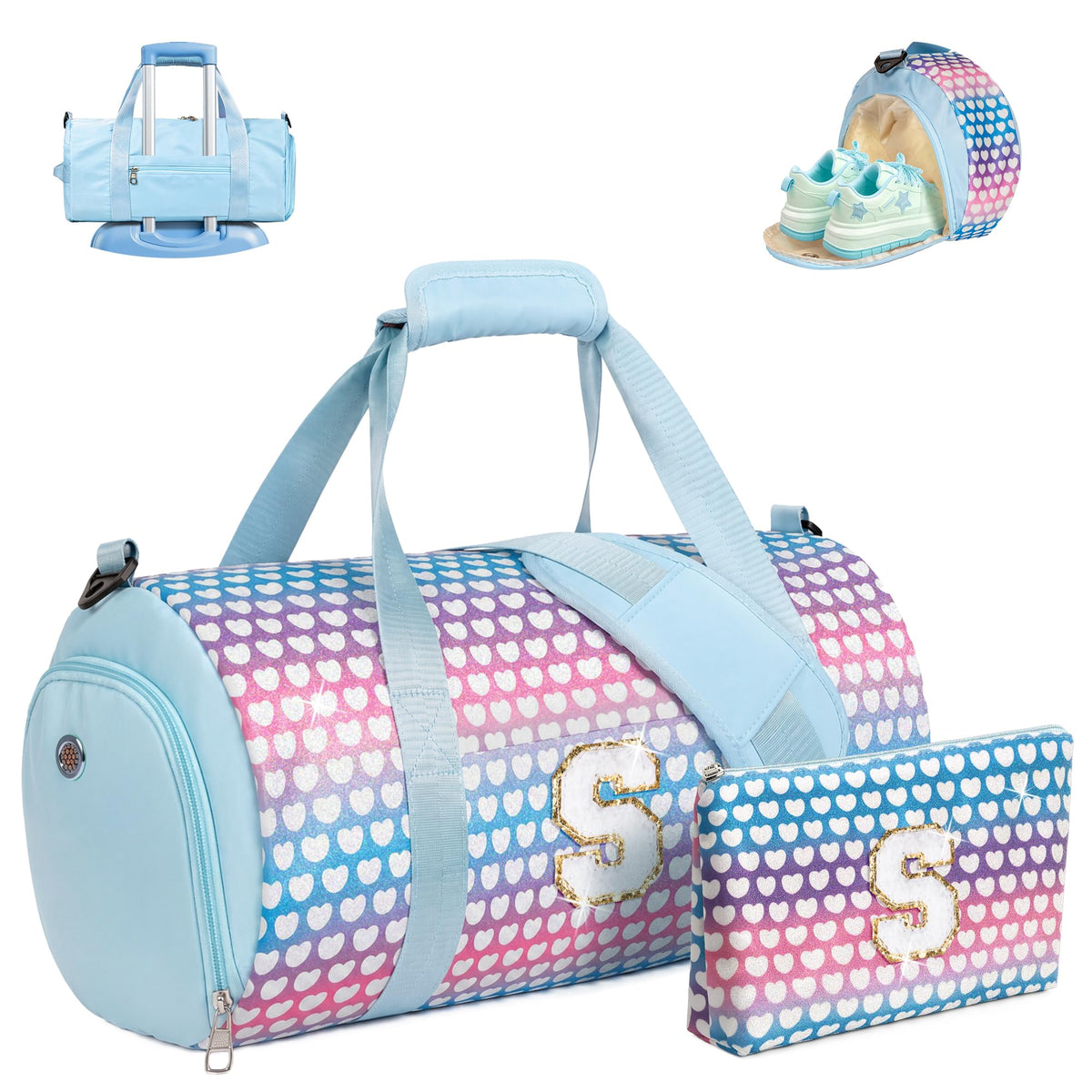 Vogewood Birthday Gift for 3 4 5 6 7 8 9 10 Year Old Girls-Kids Weekend Bag