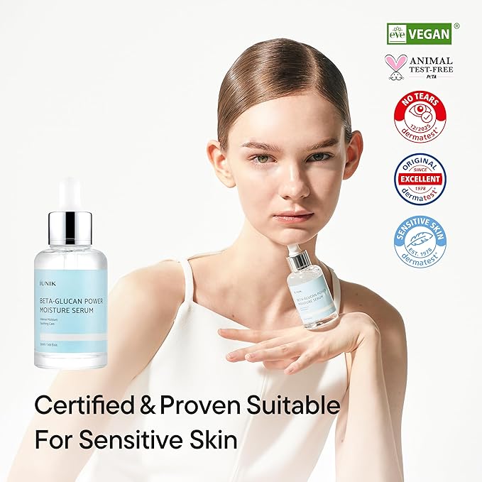 IUNIK Beta-Glucan Power Moisture Serum - Deep Hydration 1.69 fl oz