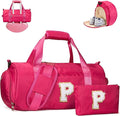 Vogewood Custoed Initial Birthday Gift for 8 Year Old Girl, Kids Travel Bag