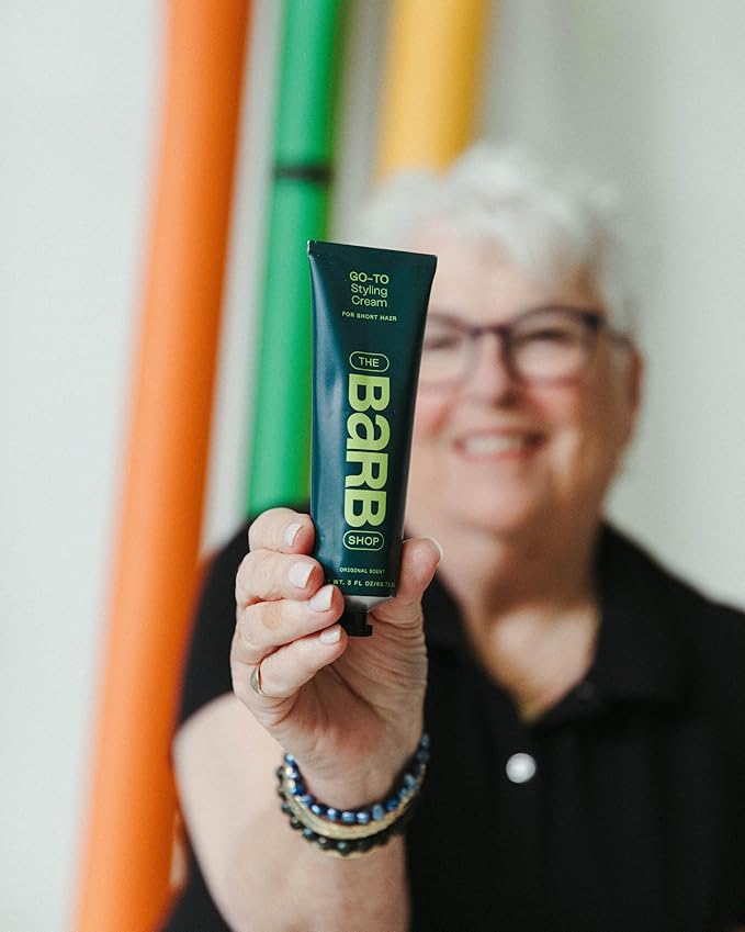 Barb Styling Cream, Soft Hold Hair Styling Cream for Women & Men
