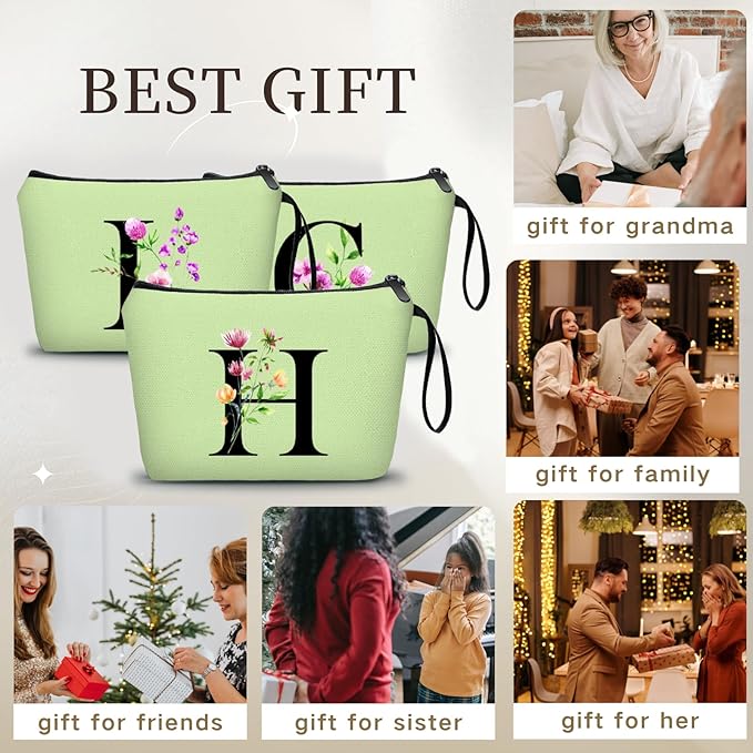 Birthday Inspirational Bridesmaid Proposal Team Small Gifts for Women Mom Aunt Teacher Sister Coworkers Makeup Cosmetic Bag Travel with Mirror Mothers Day Christmas Graduation H