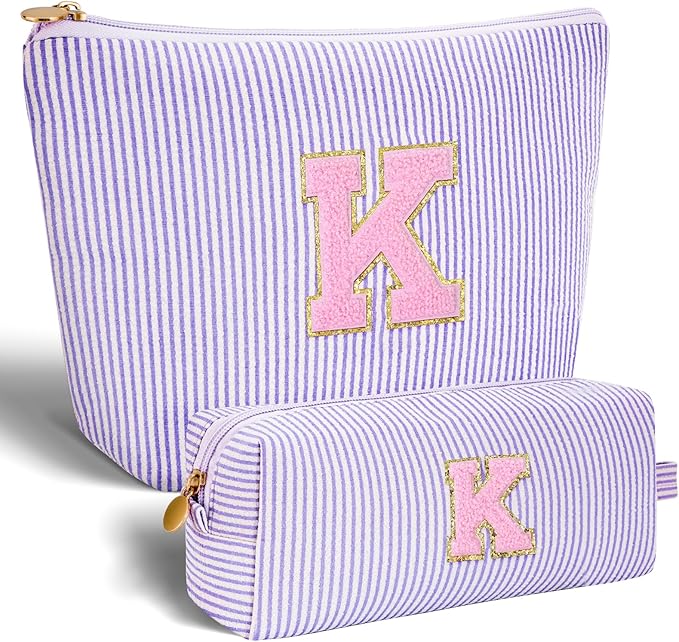 Btffitting Gifts for Teen Girls Women - Birthday Gifts for 10 11 12 13 14 15 16 17 18 Years Old Girl,Makeup Bag Cosmetic Bag,Teacher Gift Trendy Stuff Toiletry Bag - Lavender,K