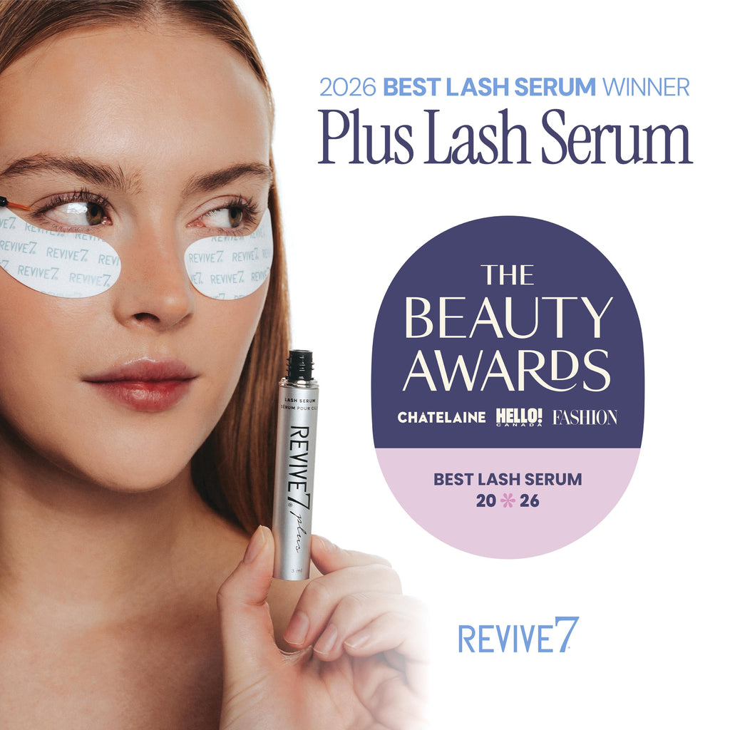 Revive7 Plus Revitalizing Lash Growth Serum for Eyelash Thickness - Serum Brow Enhancer Eyebrow - Lash Enhanced Formula for Longer, Full and Thicker Natural Eyelash, Made in Canada (3 ml)