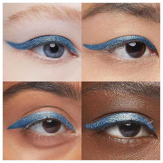 EPILYNX Liquid Eyeliner, Waterproof Vegan, Shimmer Royal Blue, 2mL
