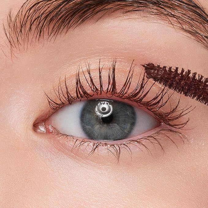 COSNORI Perfect Setting Waterproof Mascara Long&Curl 03 Rosy Brown – Natural Defined Lashes with Long-Lasting Curl Hold, Red Brown Mascara, Perfect for Auburn Hair & Hazel Eyes, 0.23fl oz