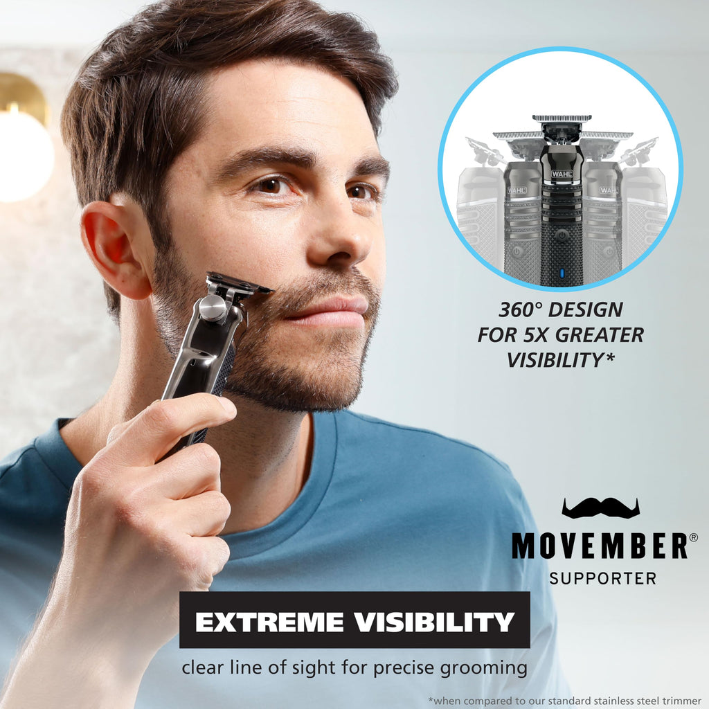 Wahl Pro Series High Visibility Cordless USB Skeleton Style Beard Trimmer