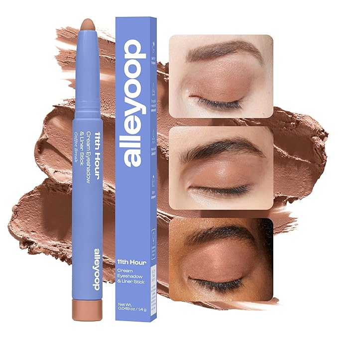 ALLEYOOP 11th Hour Cream Eyeshadow and Liner Stick, Chestnut Matte