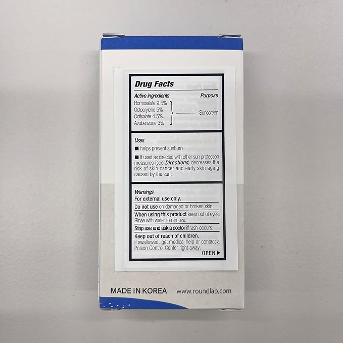 ROUND LAB Birch Juice Moisturizing Sun Stick SPF 50+, 0.67oz