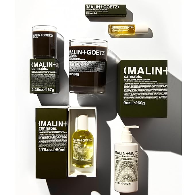 MALIN+GOETZ Hand + Body Wash | Gentle Foaming Cleanser with Botanical Extracts and Amino Acids | Hydrating, pH-Balanced, Unisex Scent | Vegan & Cruelty-Free (Cannabis, 8.5 Fl Oz)
