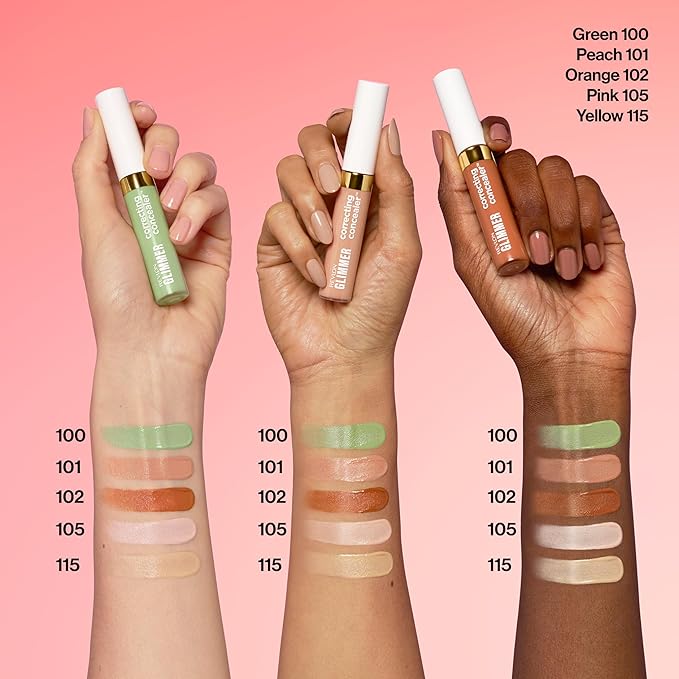 Revlon Glimmer Color Correcting Concealer, 102 Orange, 0.3 fl oz