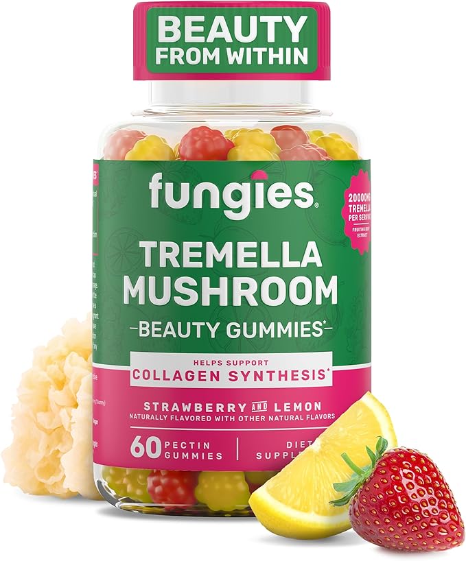 Fungies Tremella Extract Gummies | 60 Count | Beauty Gummy Supplement