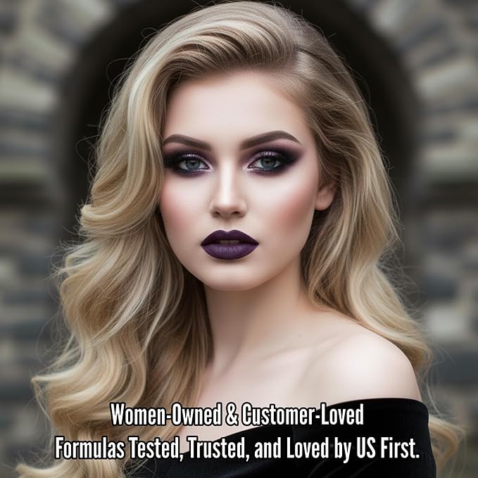 Mynena Hydrating Deep Plum Matte Liquid Lipstick Long Lasting - Mia