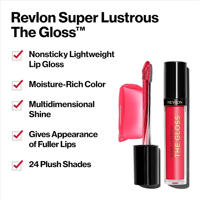 Revlon Super Lustrous The Gloss, 215 Super Natural, 0.13 oz