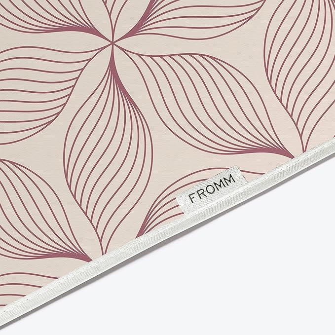 Fromm Professional Client Hair Styling and Hair Cutting Cape, PFAS-free Water and Stain Repellent Coating, for Shampoo Bowl and Wet/Dry Cutting, 44" x 58", Petals Pattern