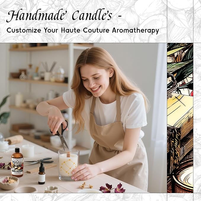 HIQILI Grain & Blossom Fragrance Oil for Diffuser, Candle & Solid Perfume