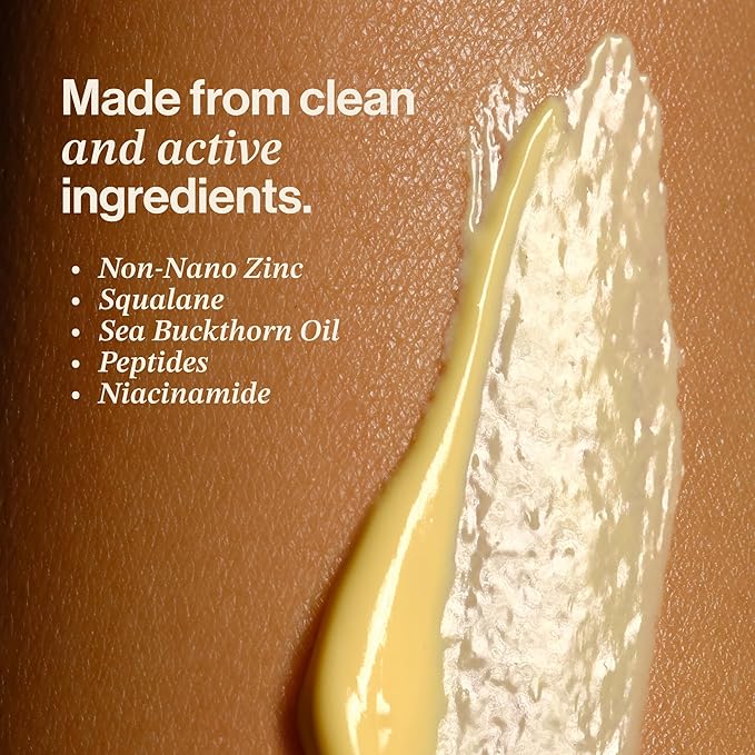 Good Weather Skin The One Daily Sun Cream SPF 30 – Hydrating Facial Sunscreen with Zinc, Niacinamide, Squalane & Sea Buckthorn | Mineral Daily Sun Protection for Face & Neck, Sensitive Skin Safe, 1 oz