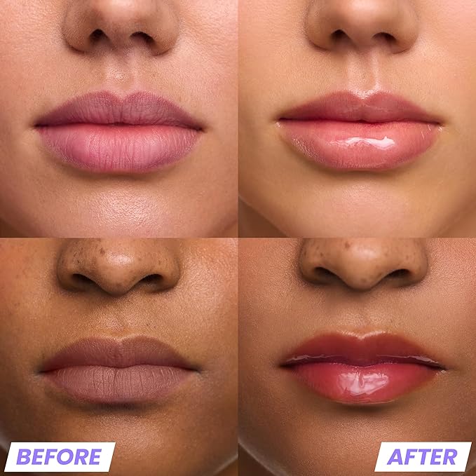 Wonderskin Lip Gloss - Clear Shine Top Gloss, Long Lasting Gloss