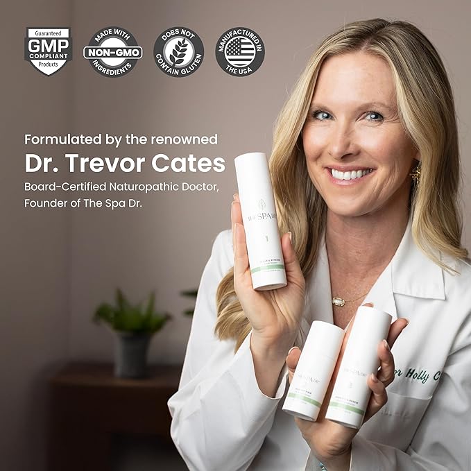 The Spa Dr. Antioxidant Serum - Anti Aging Skin Care - 30 Day Supply - Safe For All Skin Types - Perfectly pH Balanced - Organic Skin Care - Step 2 Nourish - 30 ML / 1 Fl. Oz.
