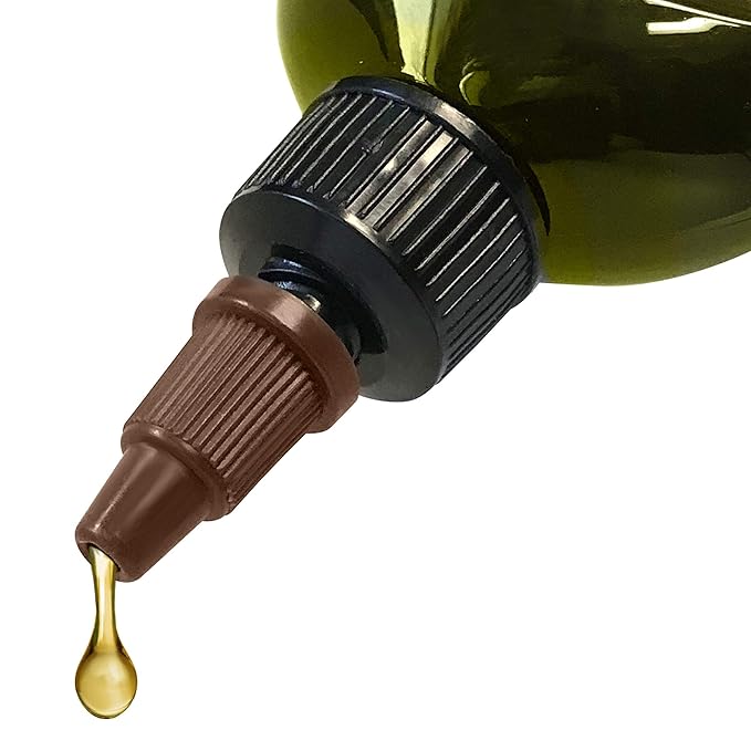 Difeel Caffeine & Castor Hair Oil Blend for Thicker, Fuller-Looking Hair 8 oz. - Nourishing Scalp & Hair Oil Treatment, Strengthens Moisture Retention