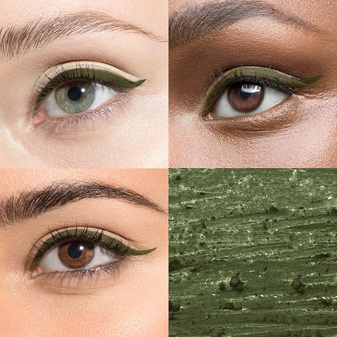 Julep When Pencil Met Gel Eyeliner – Waterproof, Long-Lasting, Smudge-Proof Liner for Everyday to Night Looks, Camo Green Matte